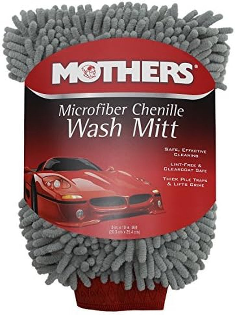 968801 Premium Chenille Car Wash Mitt - Scratch & Lint Free